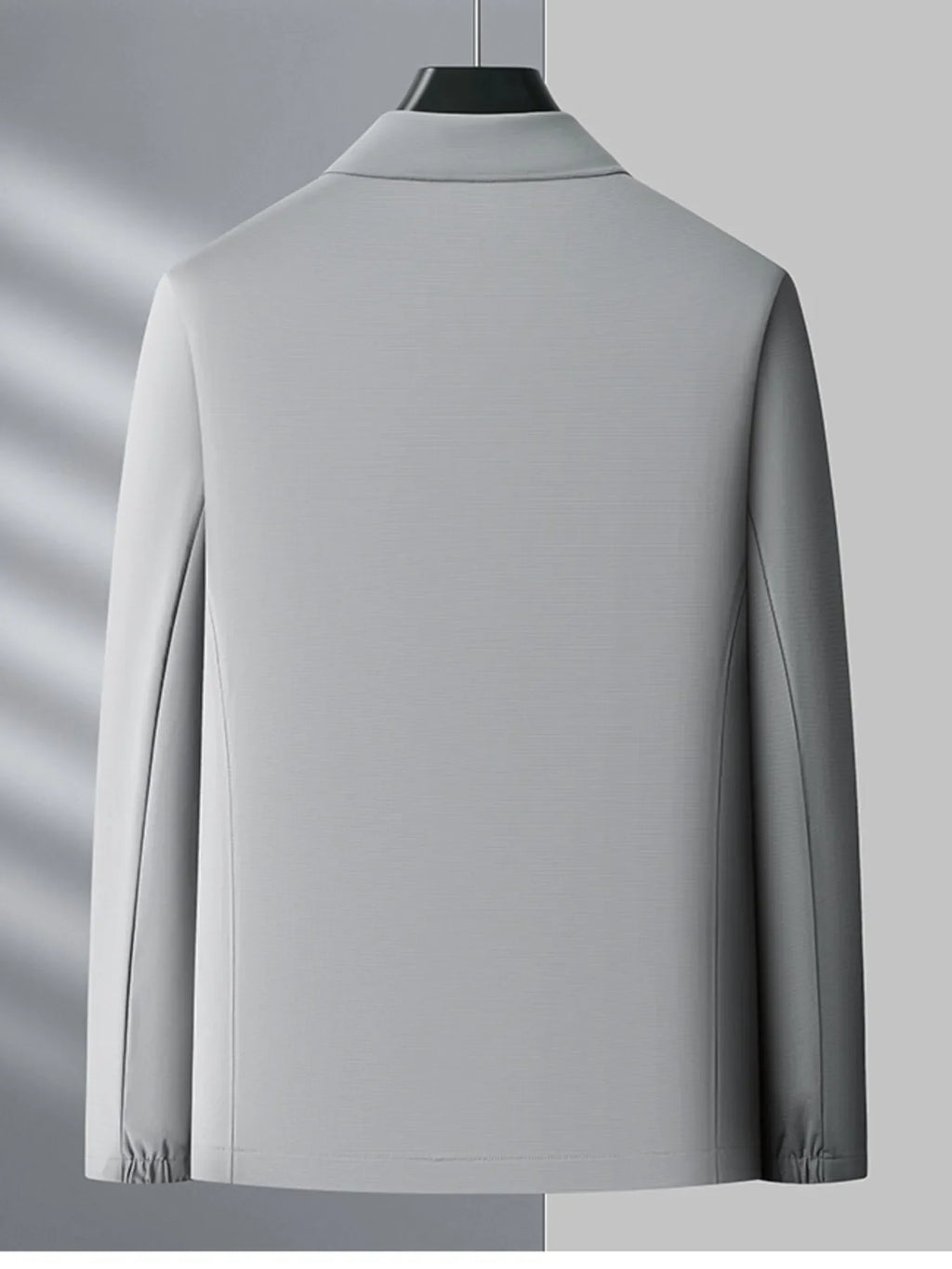 Men's Plus Size Zip Up Long Sleeve Jacket