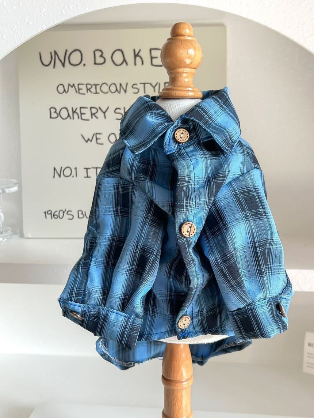 Plaid Button-Down Pet Shirt
