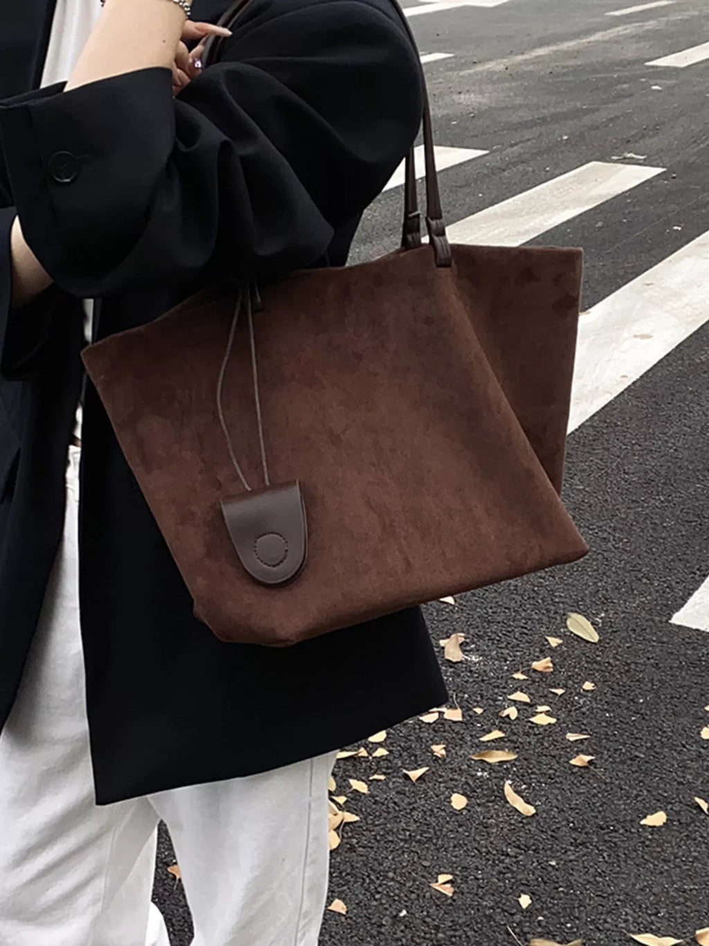 Classic Suede Tote Bag