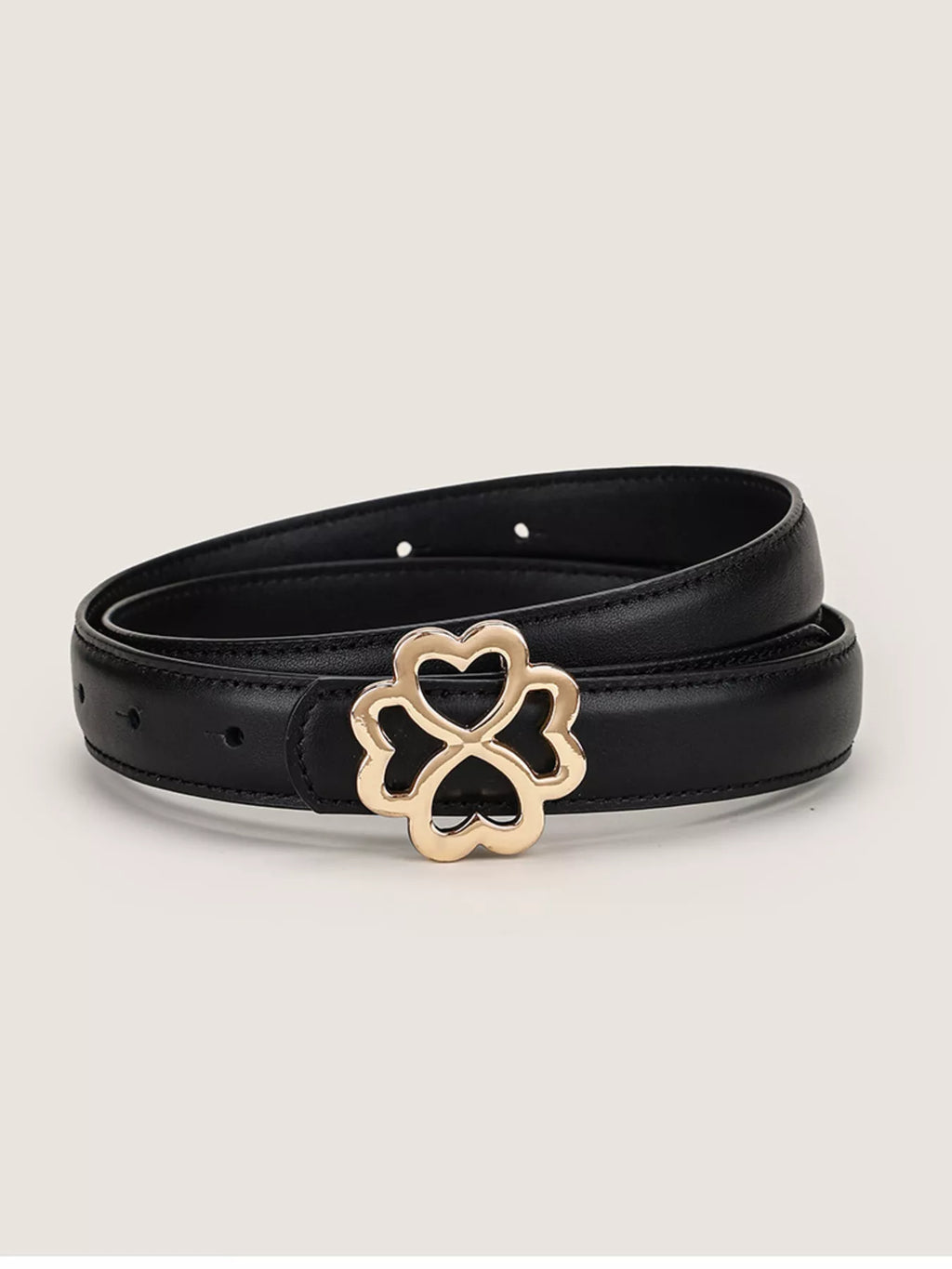Clover Buckle Adjustable Belt