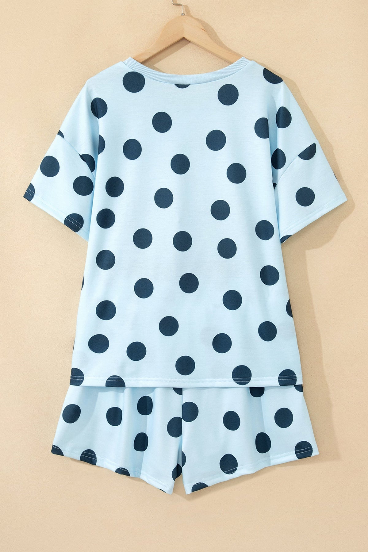 Polka Dot Tee & Drawstring Short Set