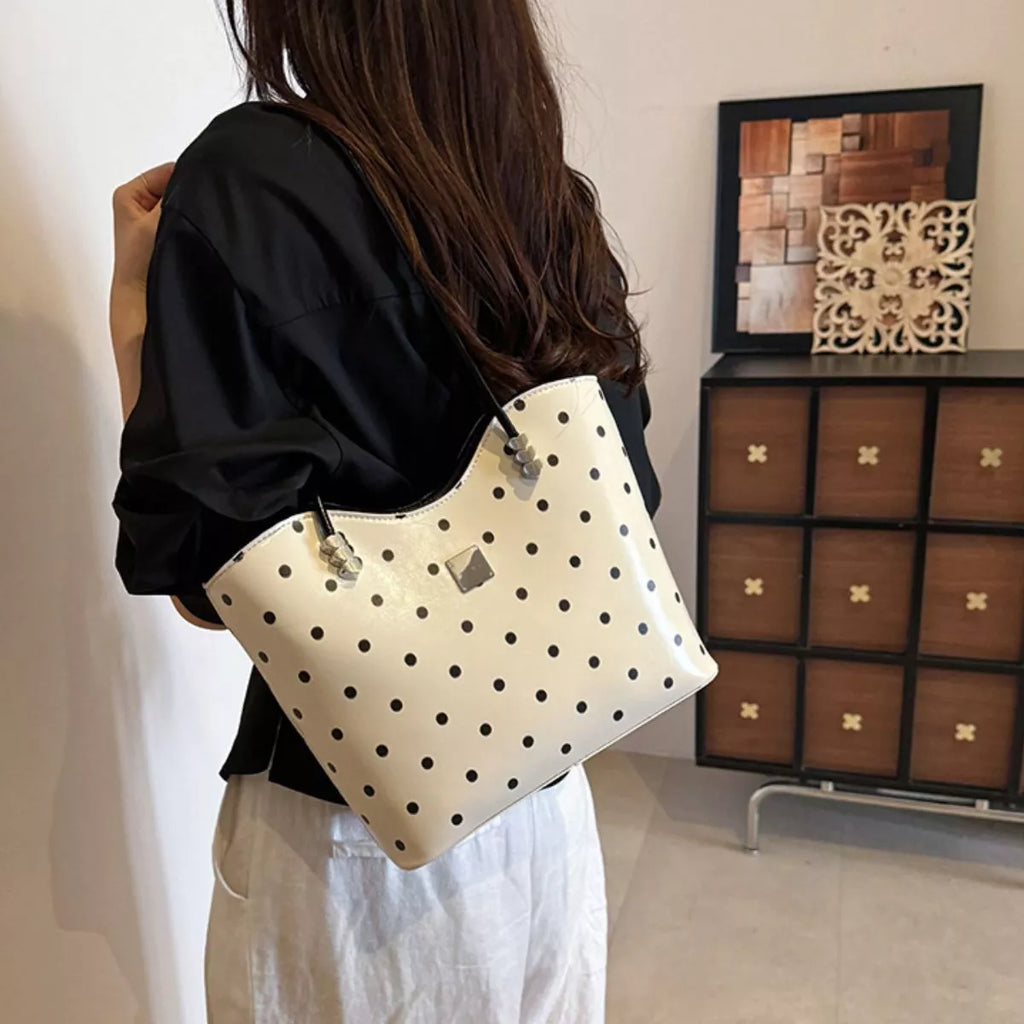 Polka Dot Shoulder Bag