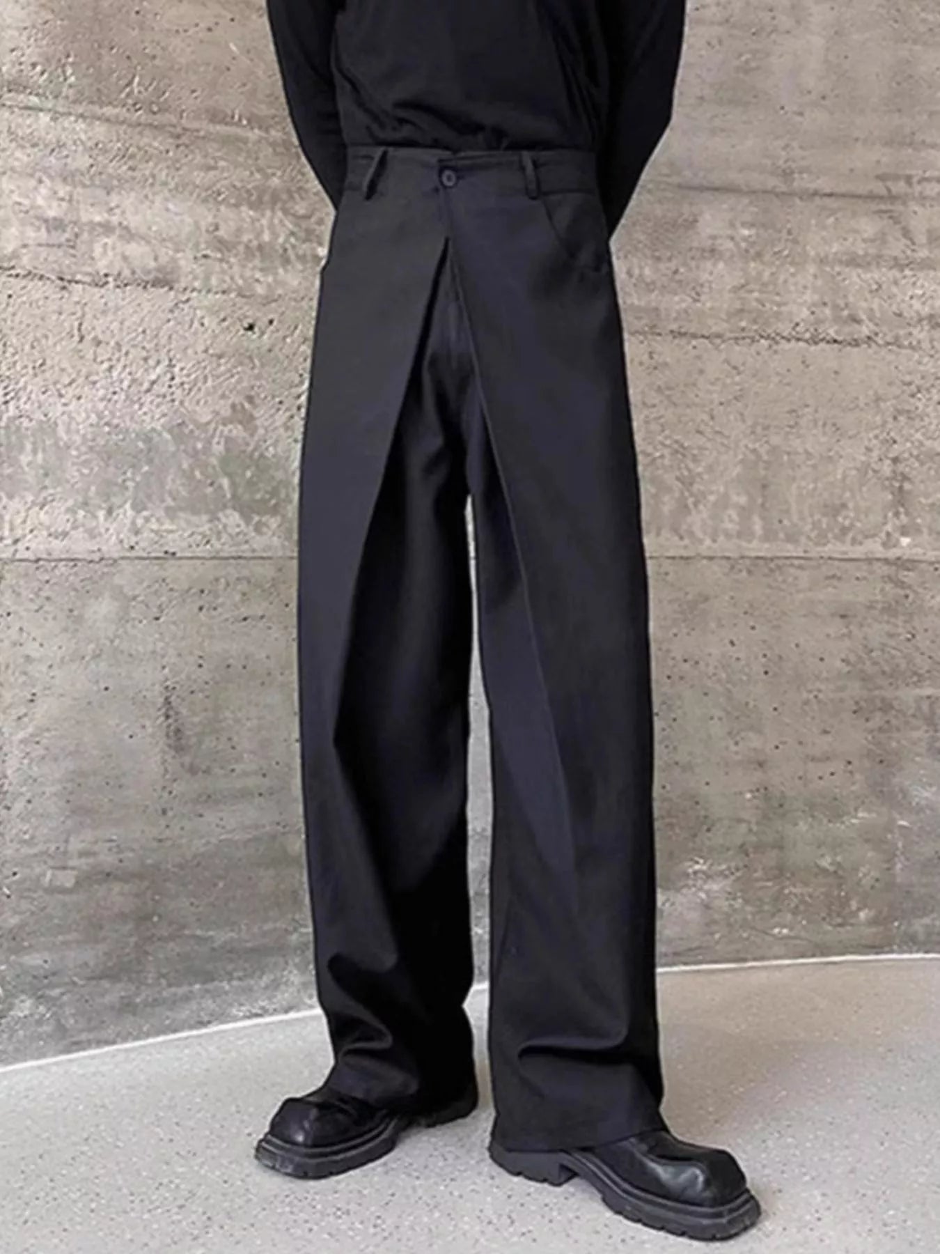 Men's Wide Leg Dress Pants