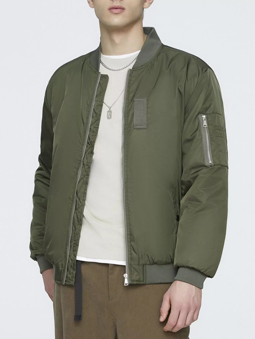 Men's Plus Size Lightweight Bomber Jacket