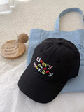 Letter Embroidered Baseball Cap