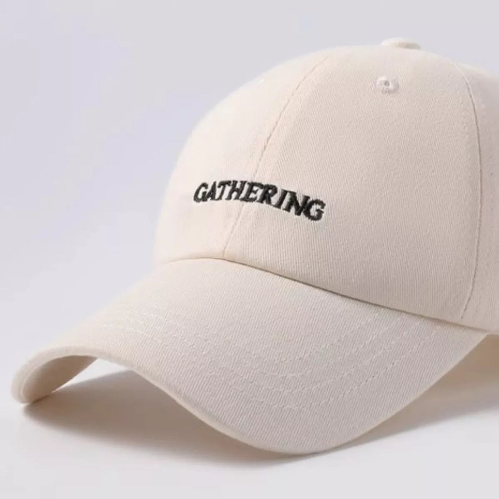 Embroidered Letter Baseball Cap