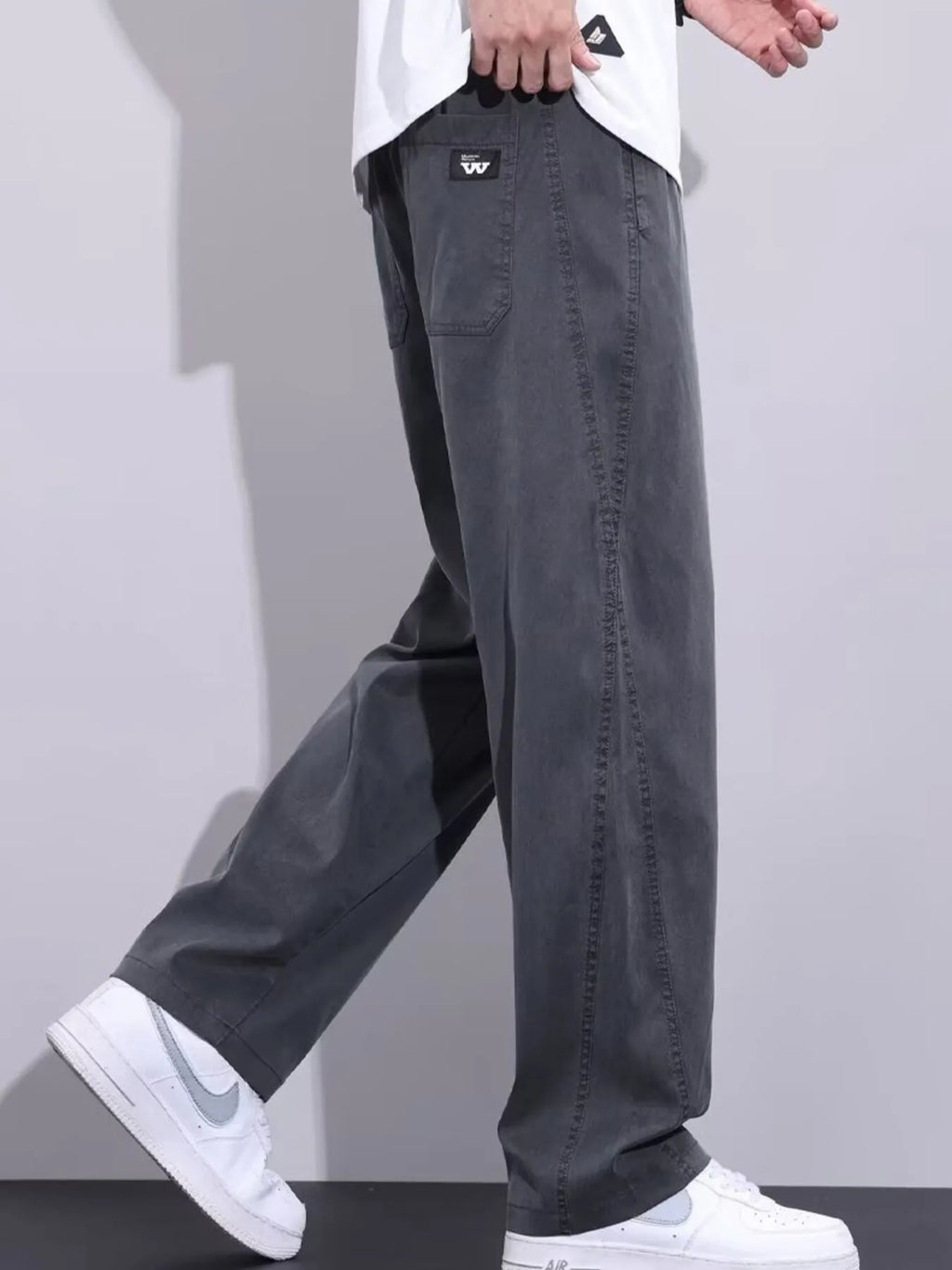 Men's Plus Size Relaxed Fit Drawstring Pants