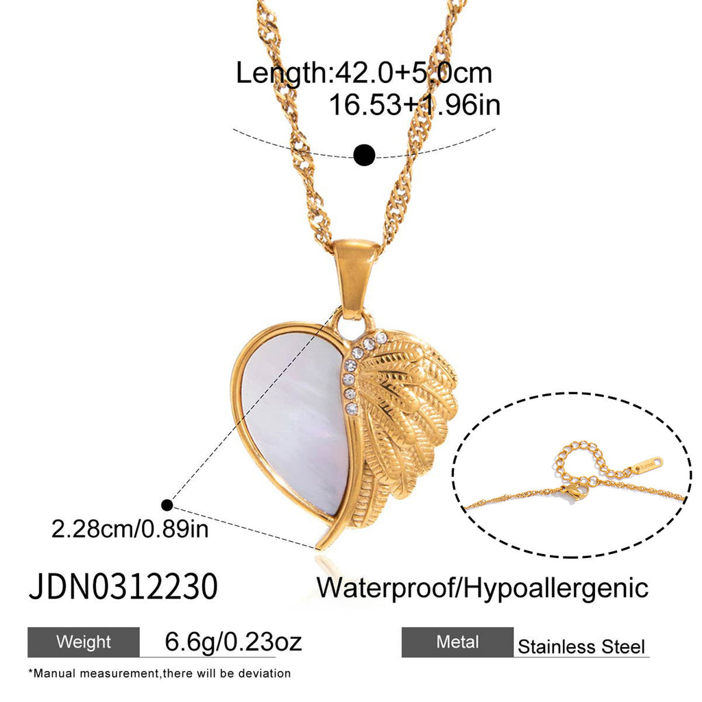 Shell Heart Necklace Collection