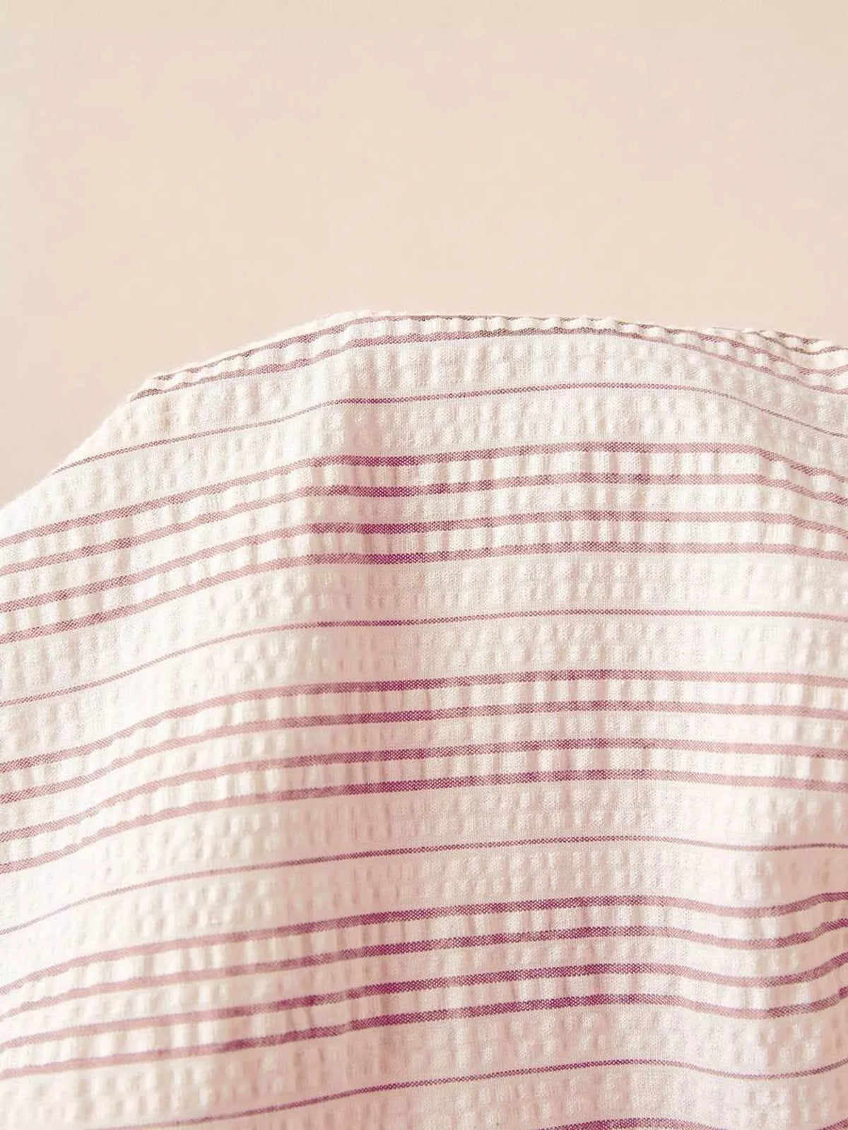 Striped Drawstring Mini Skort