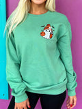 Halloween Ghost Embroidered Casual Sweatshirt