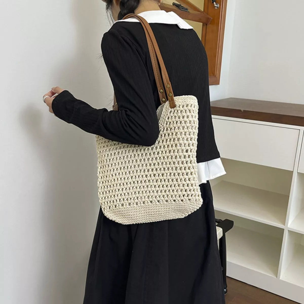 Crochet Knit Shoulder Bag
