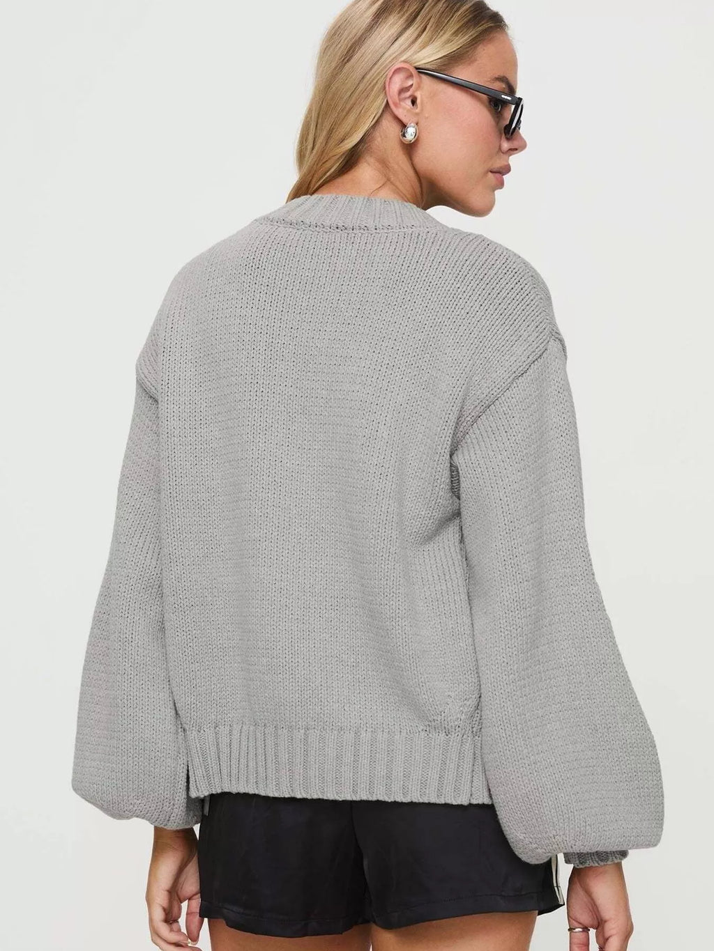 Button-Down Knit Cardigan