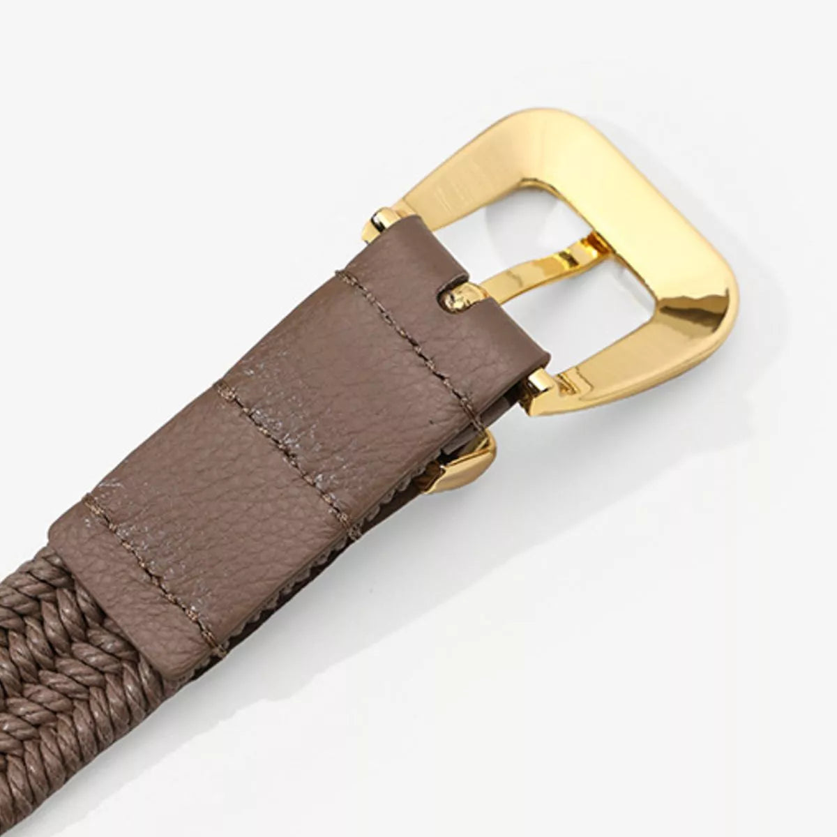 Braided Elastic Stretch Waist Belt