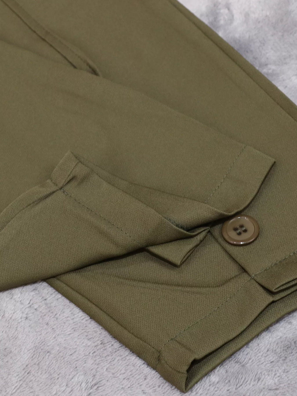 High-Waisted Pleated Pants