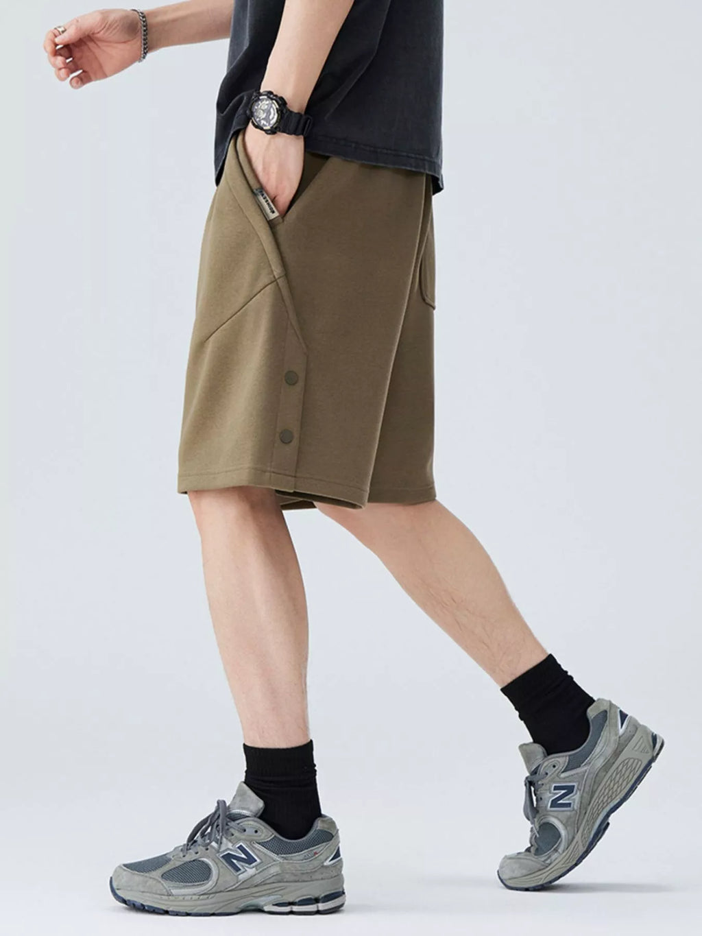 Men's Plus Size Casual Comfort Drawstring Shorts