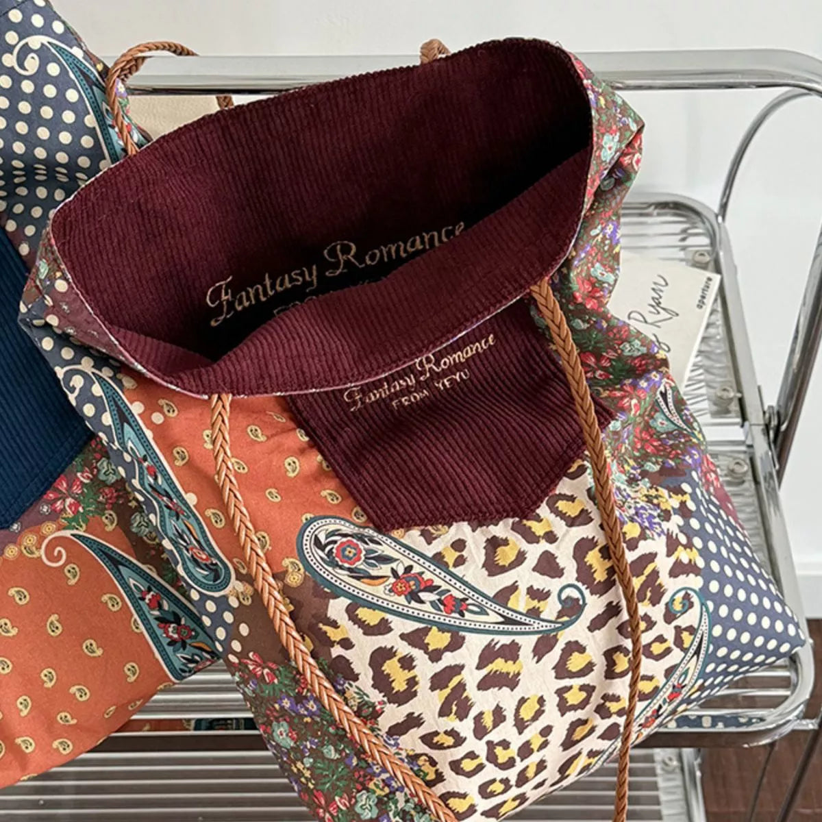 Corduroy Tote Bag