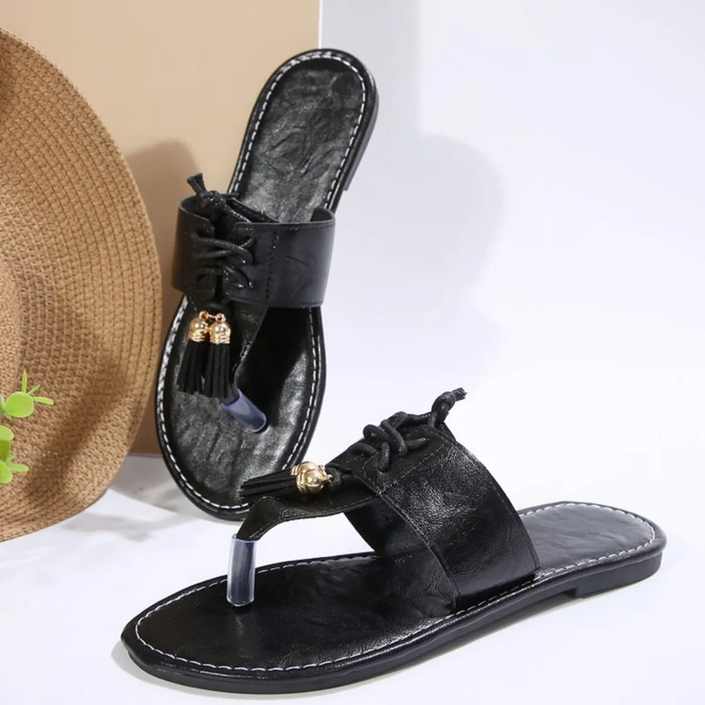 Toe Post Flats Sandals