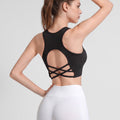 Yoga Tank Top With Removable Chest Pads, Shockproof Sports Brhigh-intensity Workout Fitness Tank