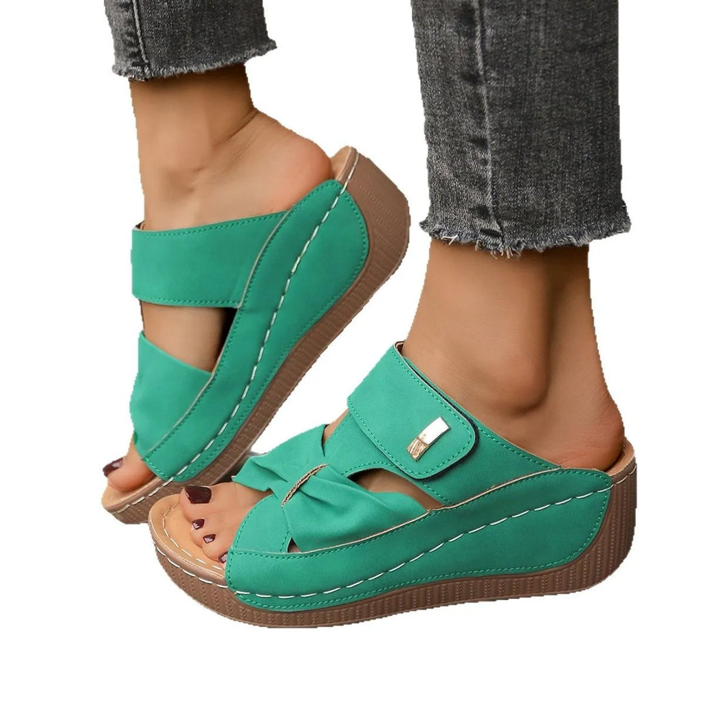 Open Toe Wedge Sandals