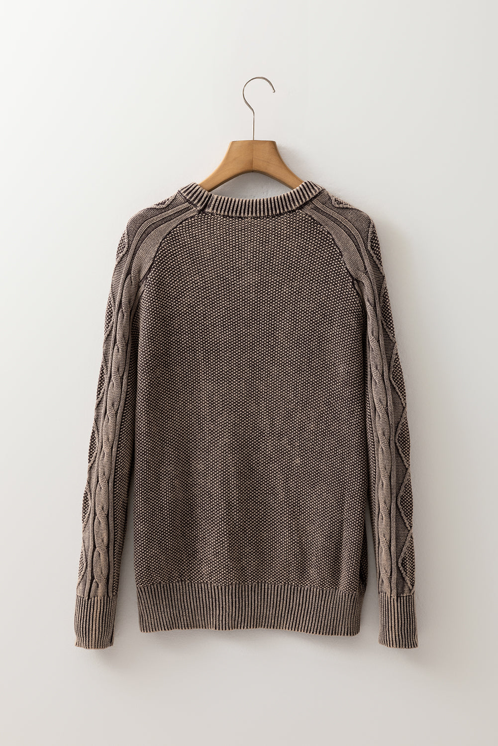 Cable Knit Long Sleeve Sweater