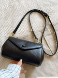 Flap Leather Crossbody Bag