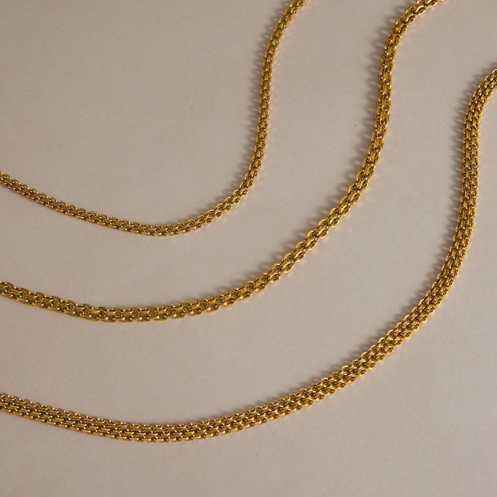 Layered Chain Necklace Collection