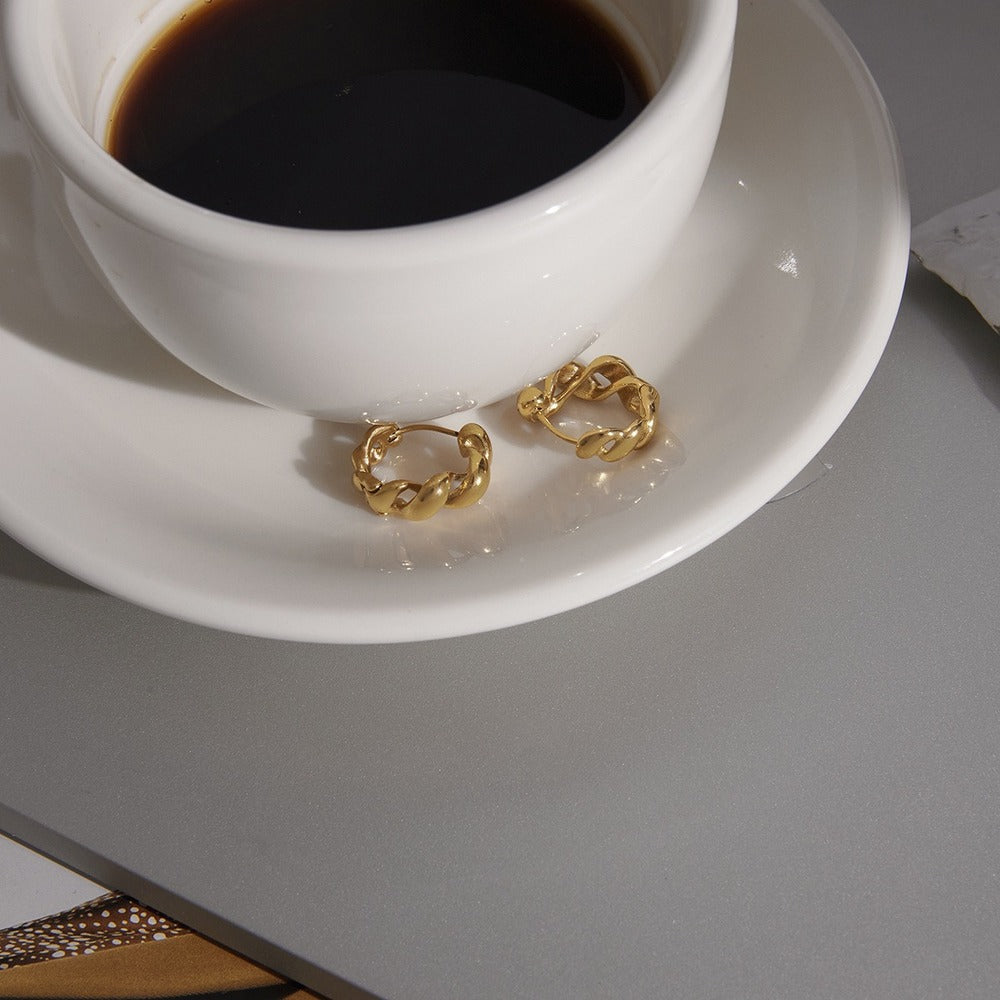 Sculpted Drop Earrings