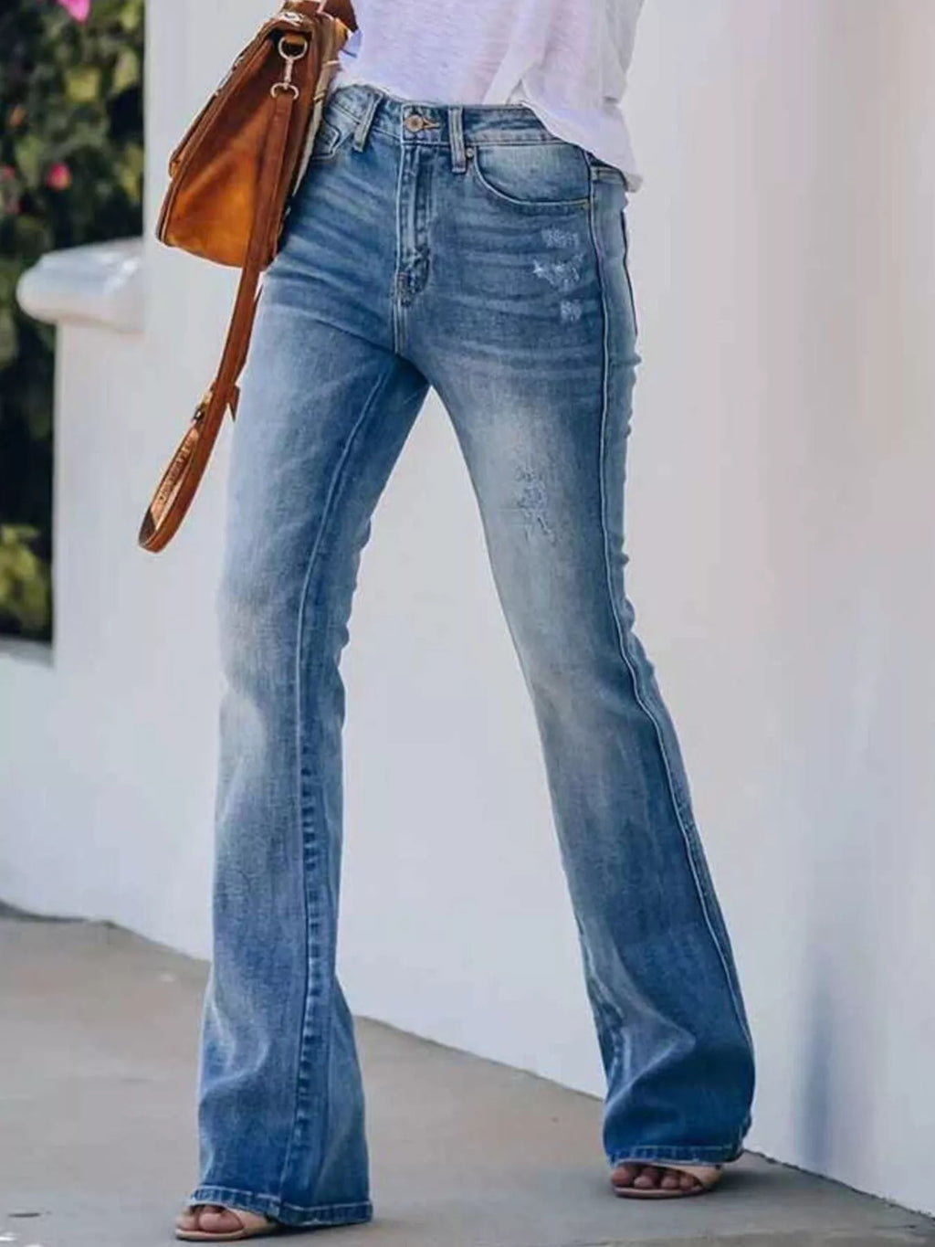 High-Waisted Flare Jeans
