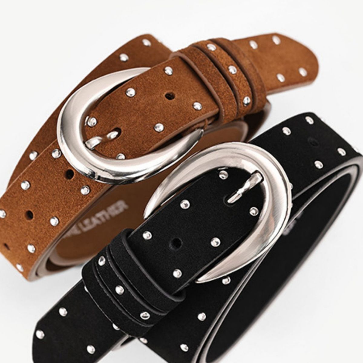 Adjustable Fit Studded Belt