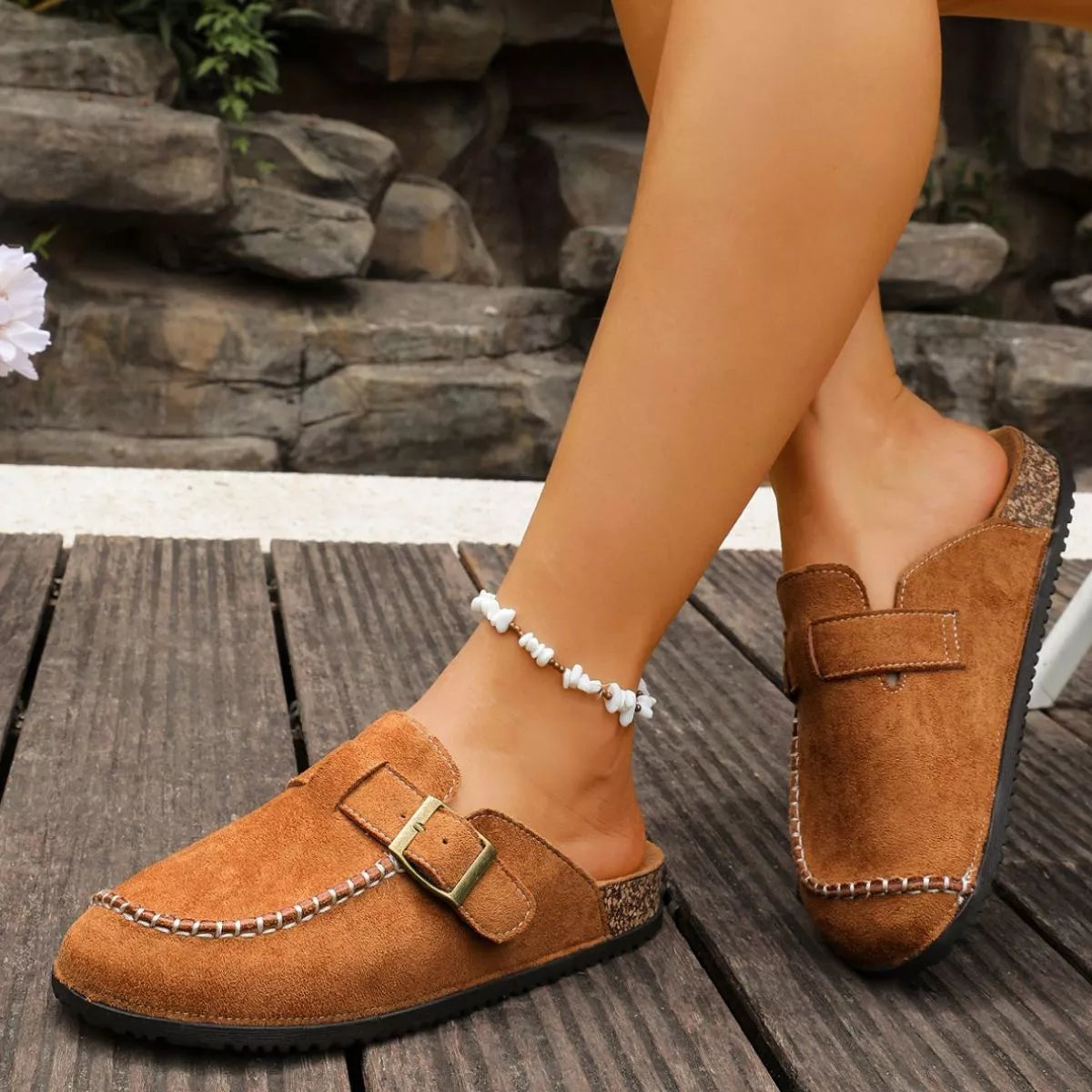 Round Toe Flats Sandals