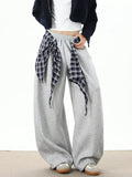 Men's Plus Size Wide-Leg Sweatpants