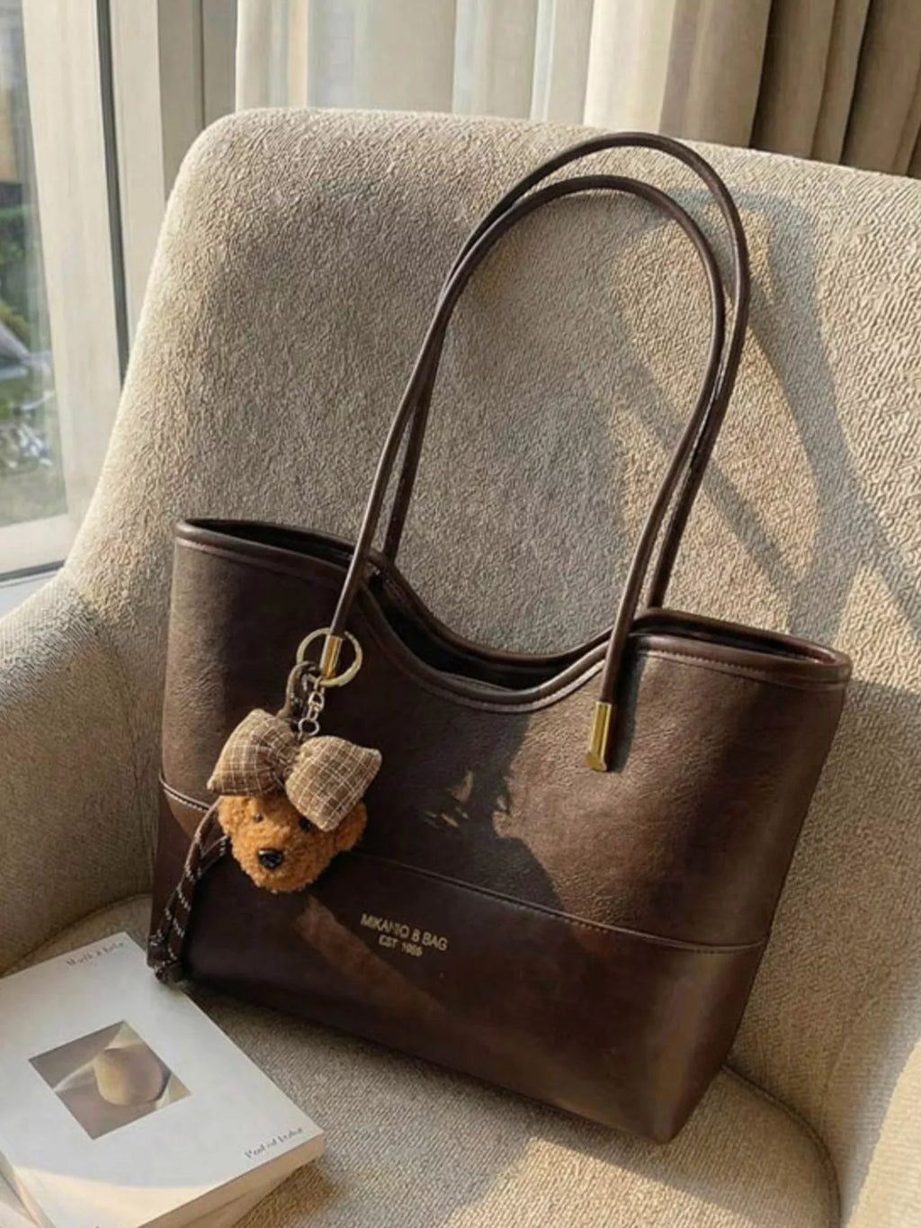 PU Leather Shoulder Bag