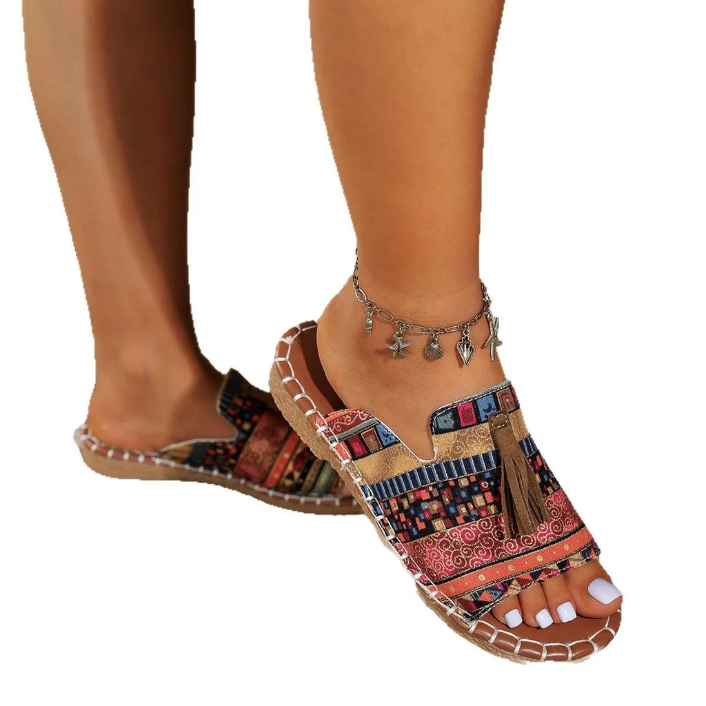 Tassel Open Toe Sandals