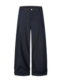 Men's Wide Leg Pleated Pants