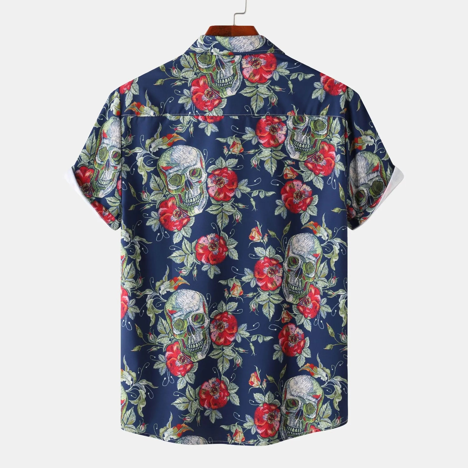 Printed Short Sleeve Casual Shirt