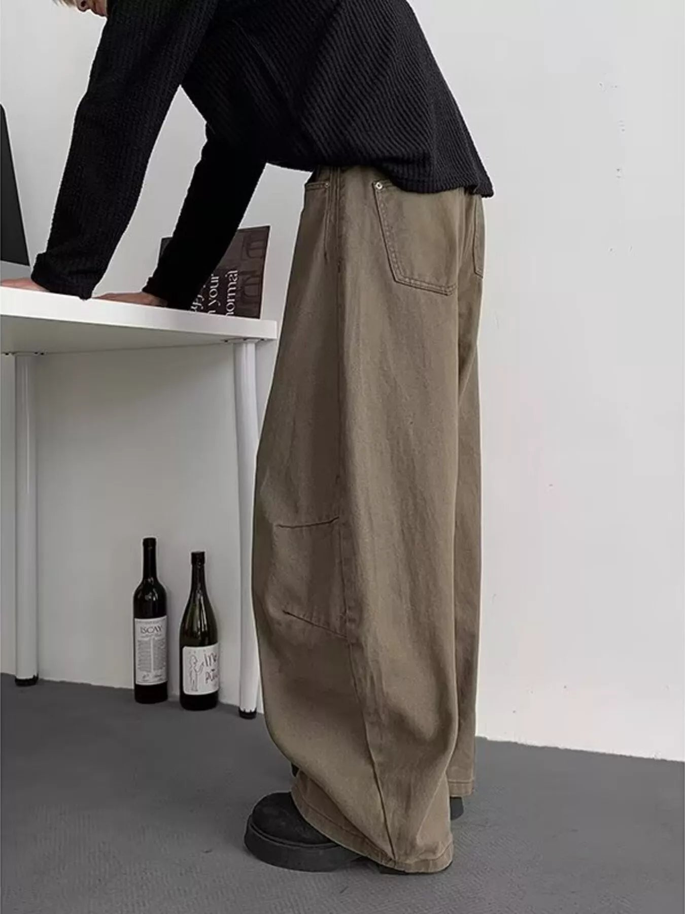 Men's Wide Leg Casual Pants