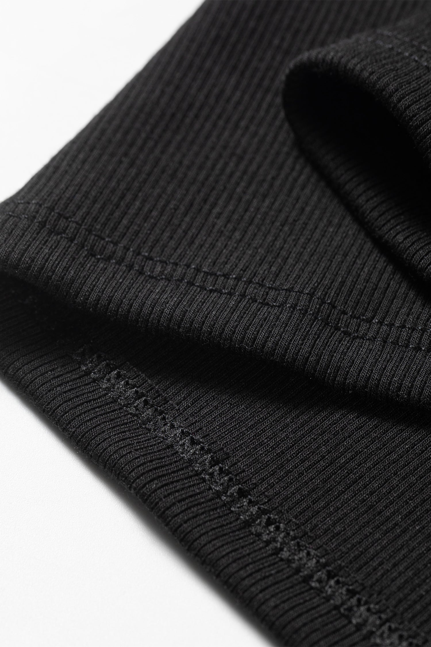 Dark Khaki Slim Ribbed Padded Tank Top