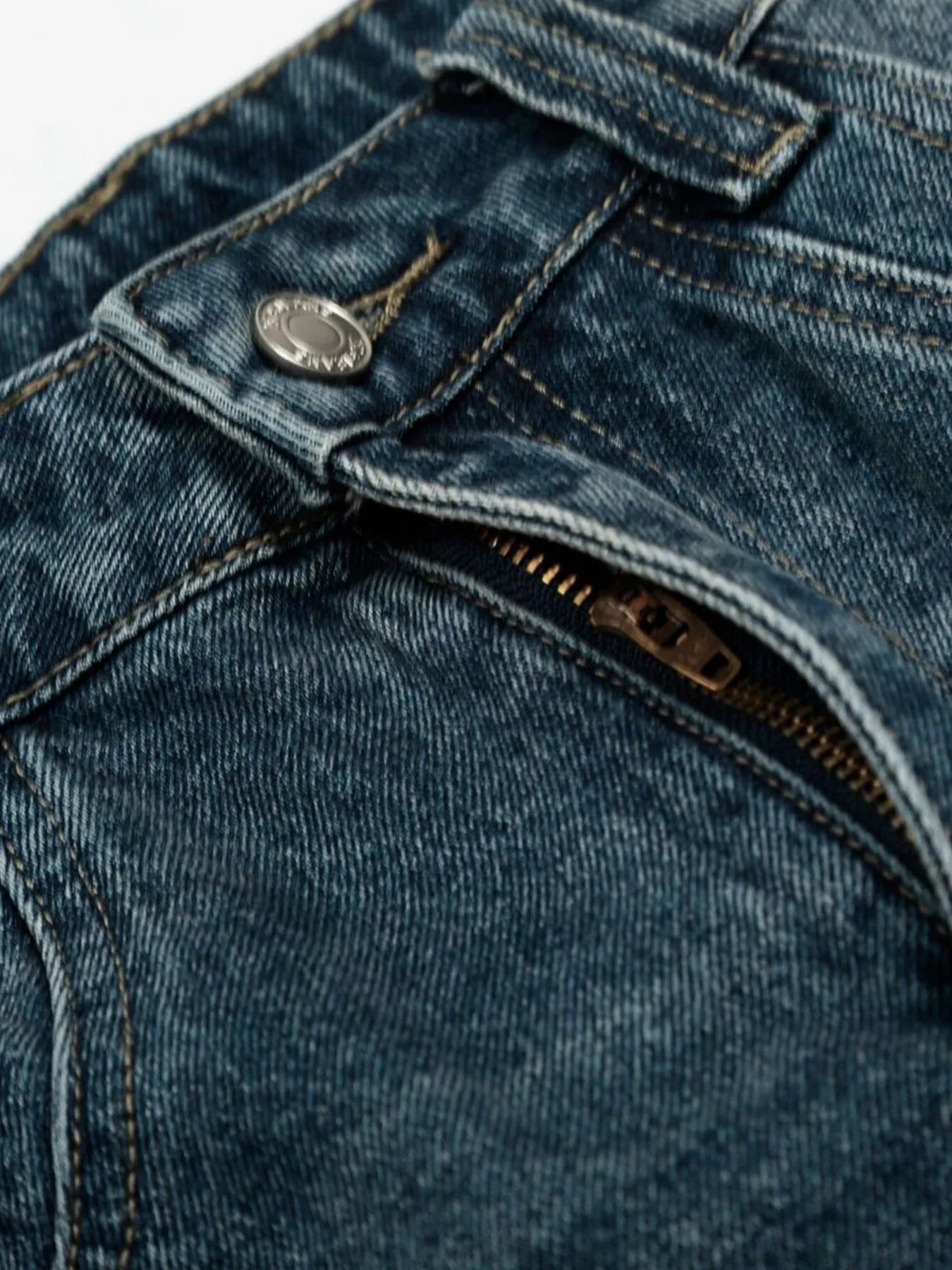 Men's Pearl Embellished Wide Leg Denim Shorts