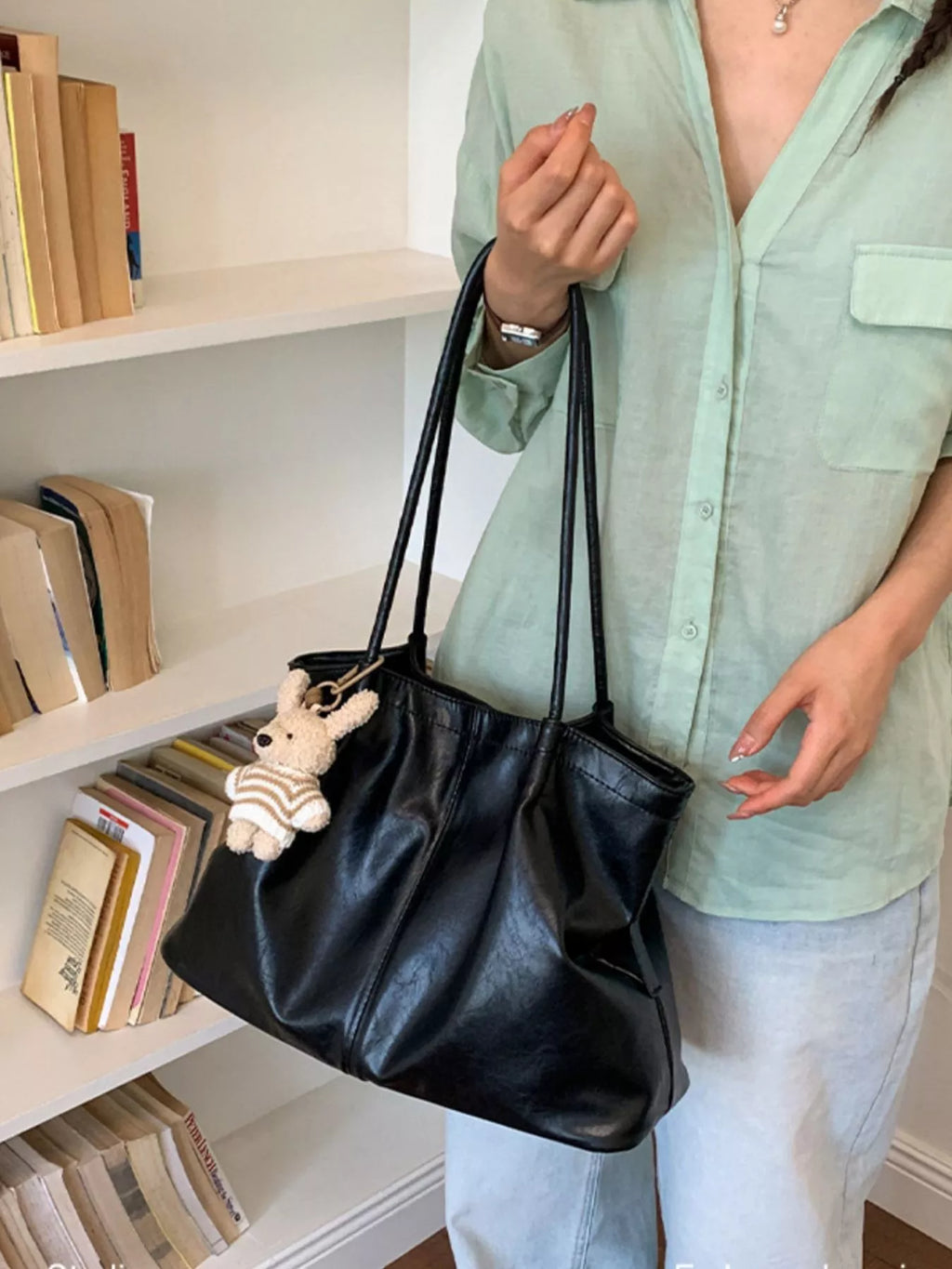 PU Leather Shoulder Bag