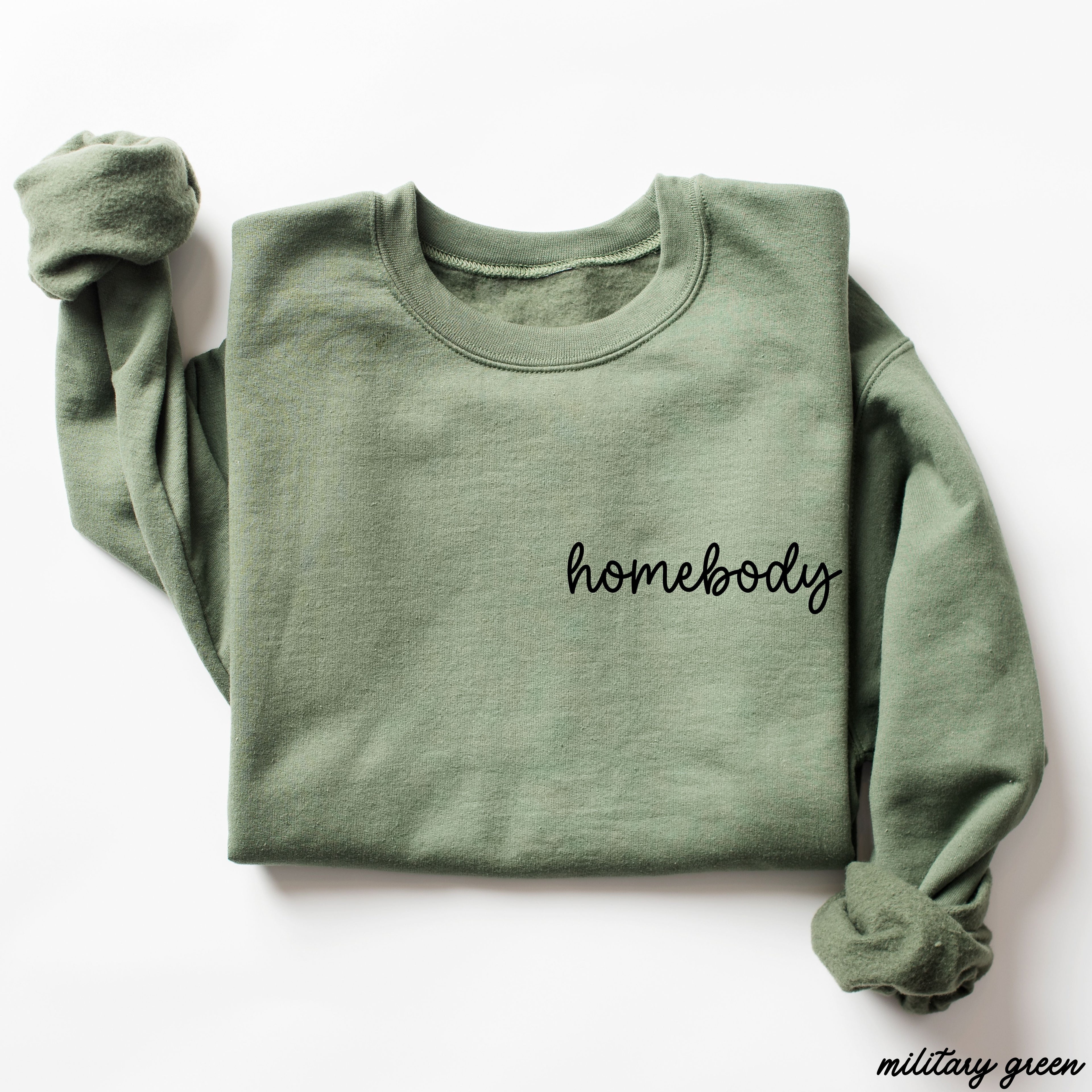 PRE-ORDER: Homebody Cursive Sweatshirt *6 Colors (S-3X)