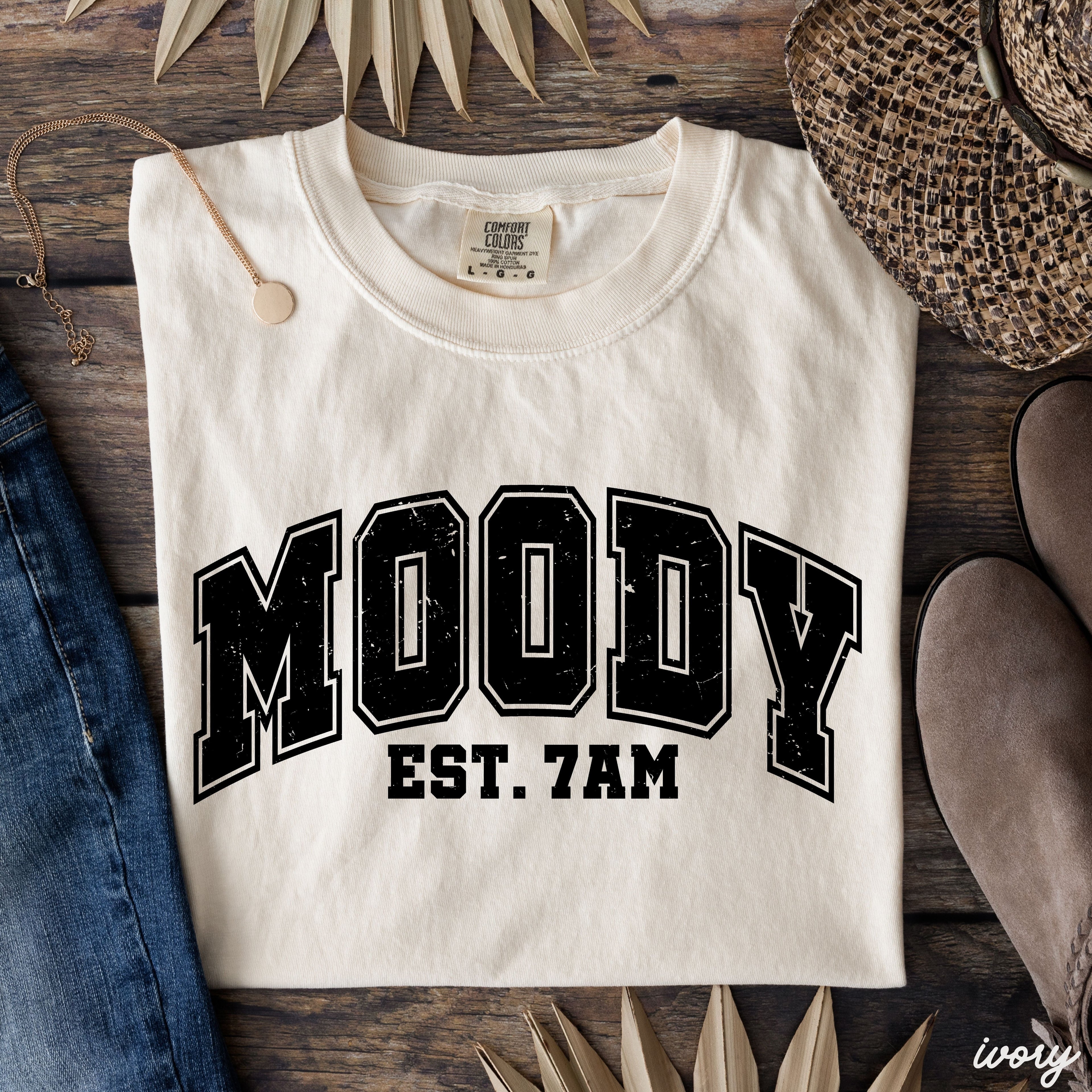 Moody 7am Tee *9 Colors (S-3X)