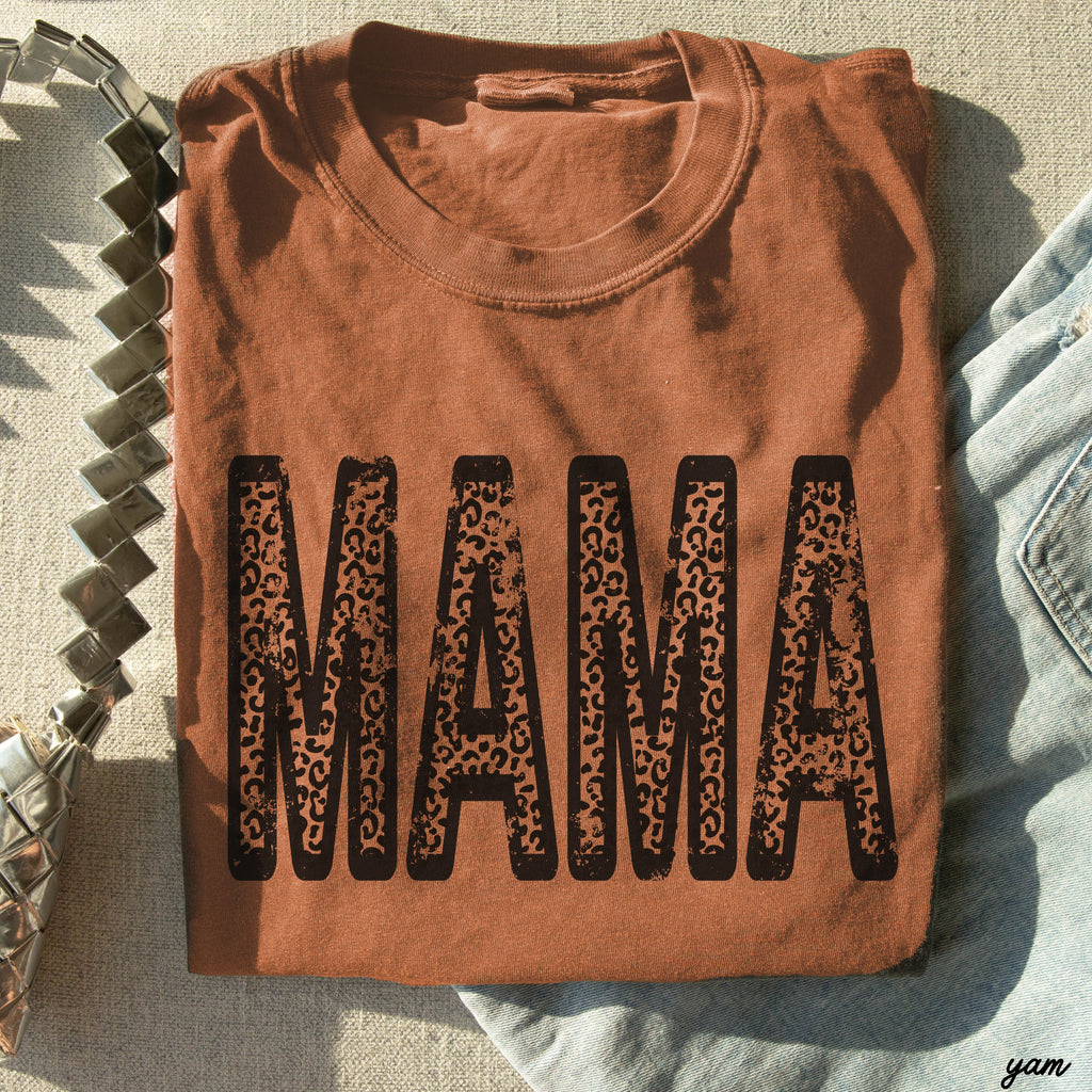 Leopard Mama Tee *12 Colors (S-3X)