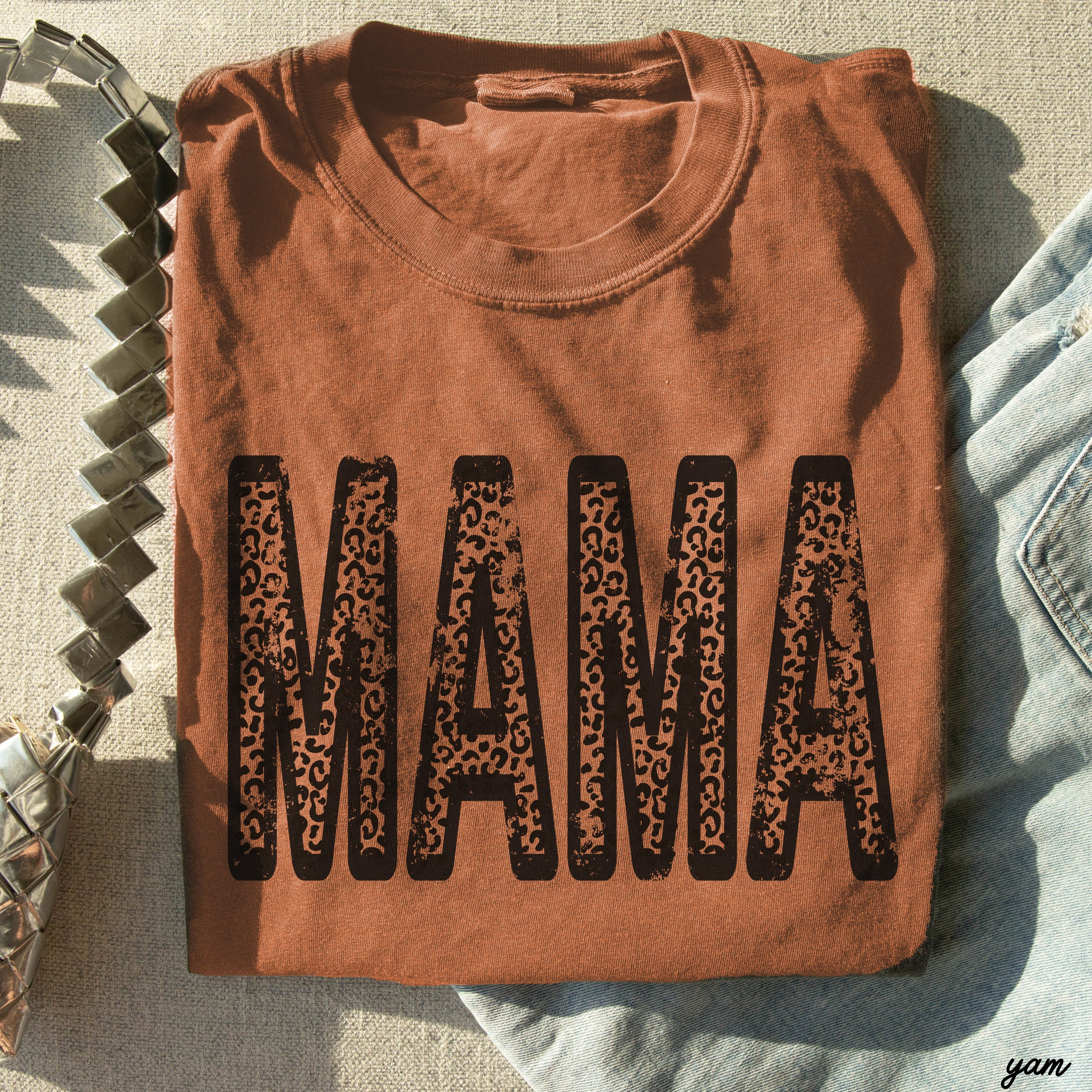 Leopard Mama Tee *12 Colors (S-3X)