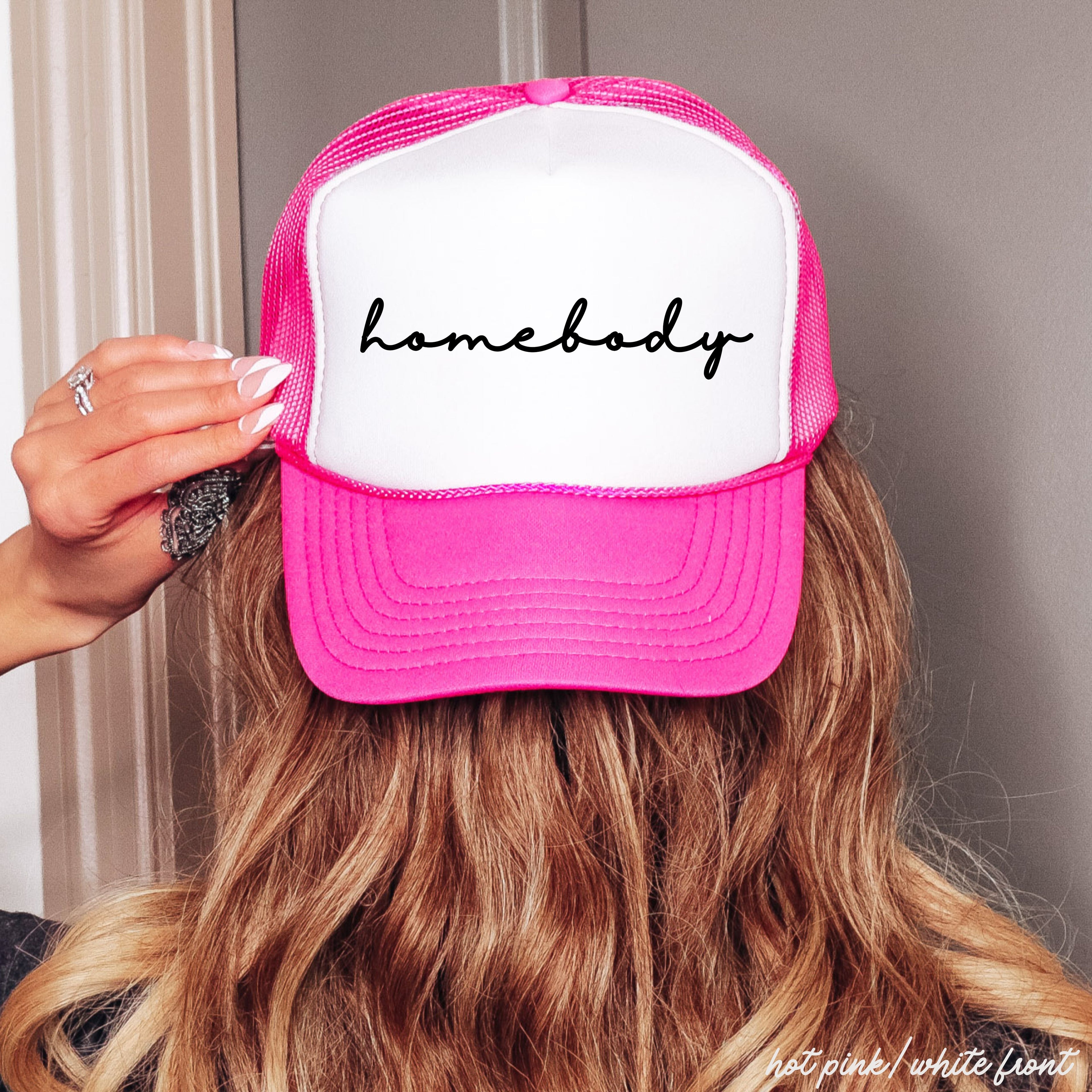 Homebody Cursive Trucker Hat *12 Colors