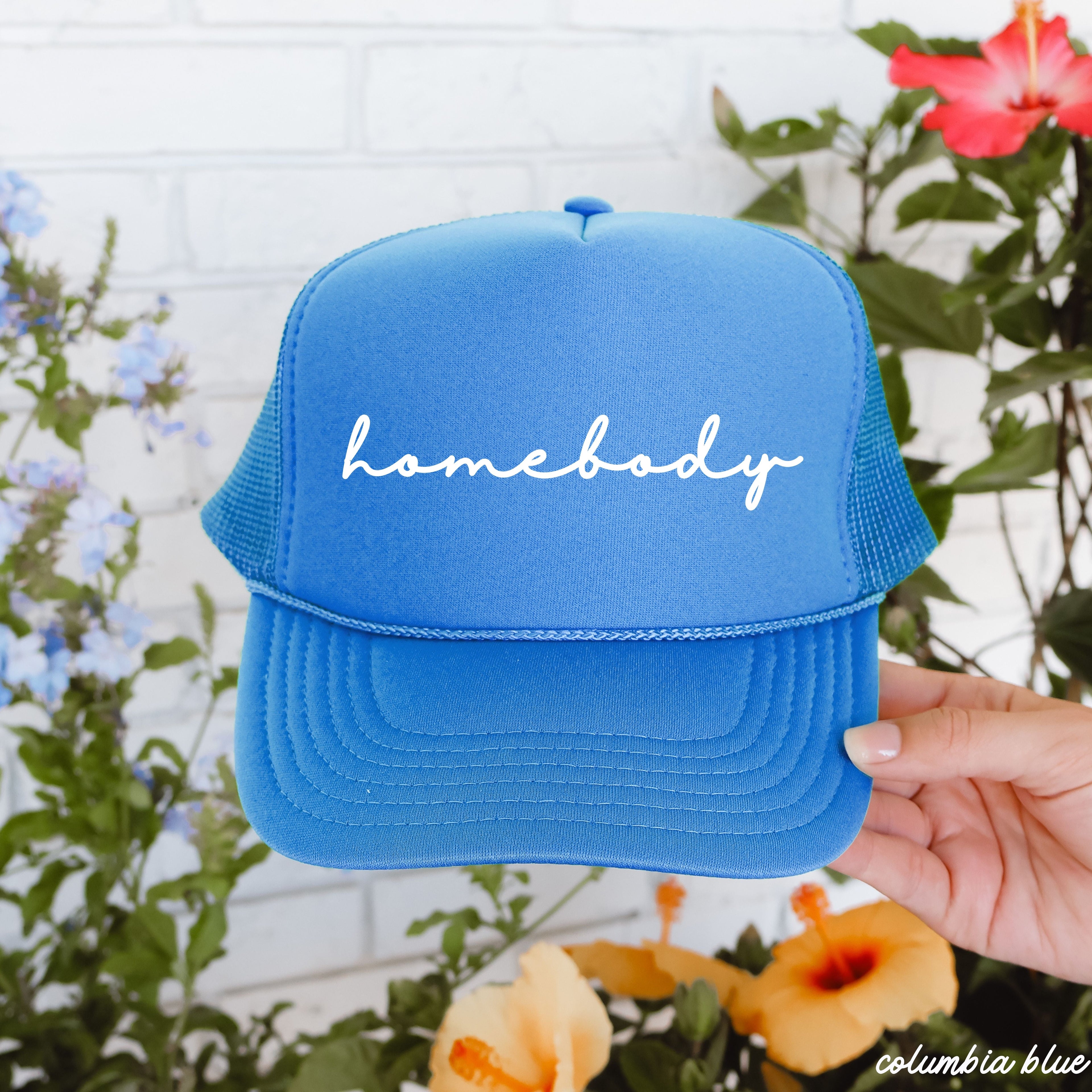 Homebody Cursive Trucker Hat *12 Colors
