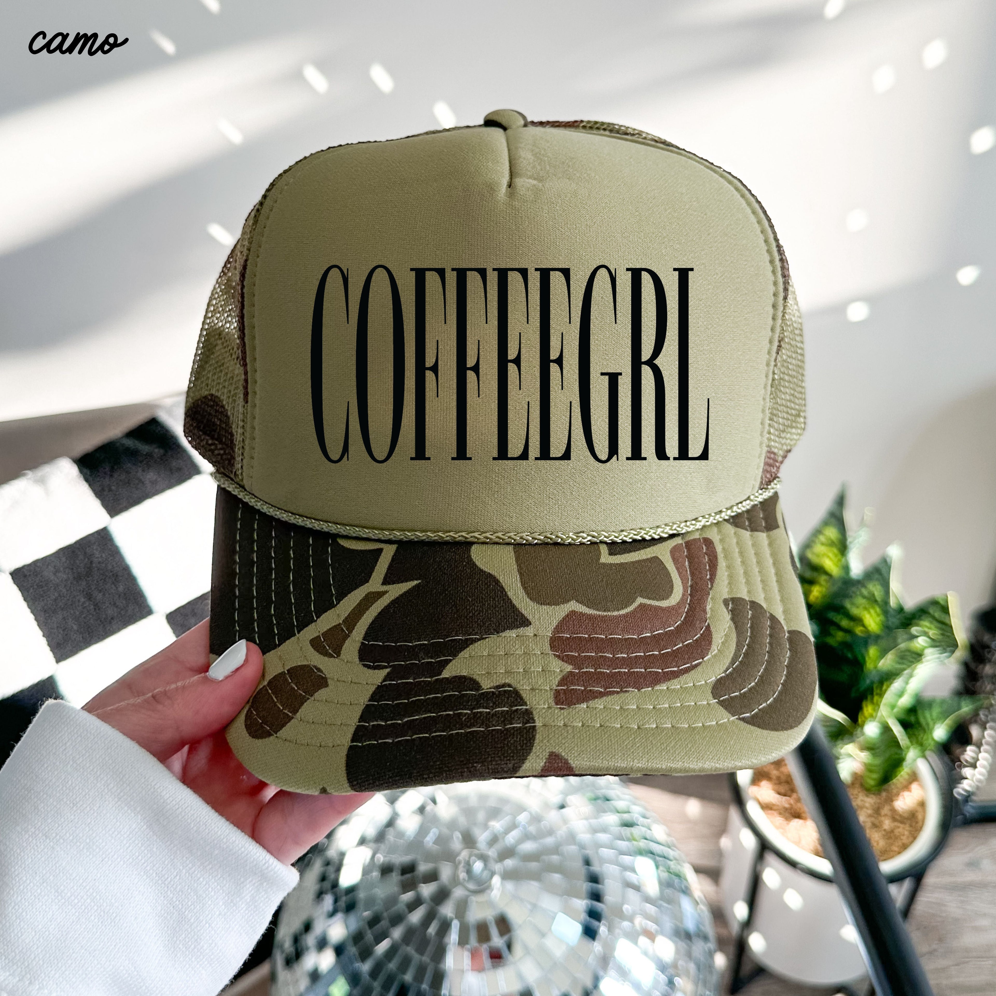 CoffeeGrl Trucker Hat *11 Colors