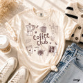 Coffee Club Doodle Tee *16 Colors (S-3X) SC
