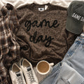 Leopard Cursive Game Day Sweatshirt *LEOPARD (S-3X)