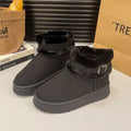 Round Toe Platform Boots