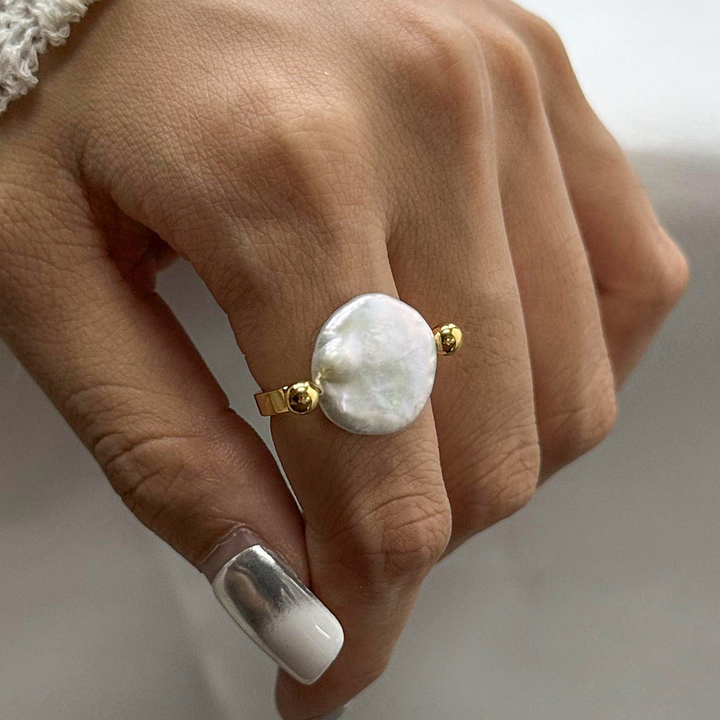 Pearl Statement Ring Collection